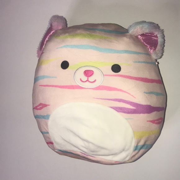 Squishmallow Rainbow striped bear 12” - Picture 1 of 3